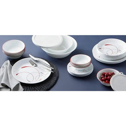 78-Piece Dinnerware Set Triple Layer Glass