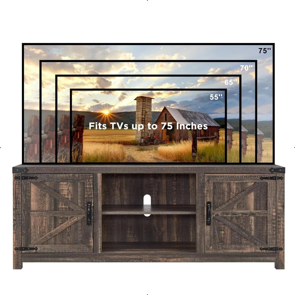 Fireplace TV Stand For 75 Inch TV