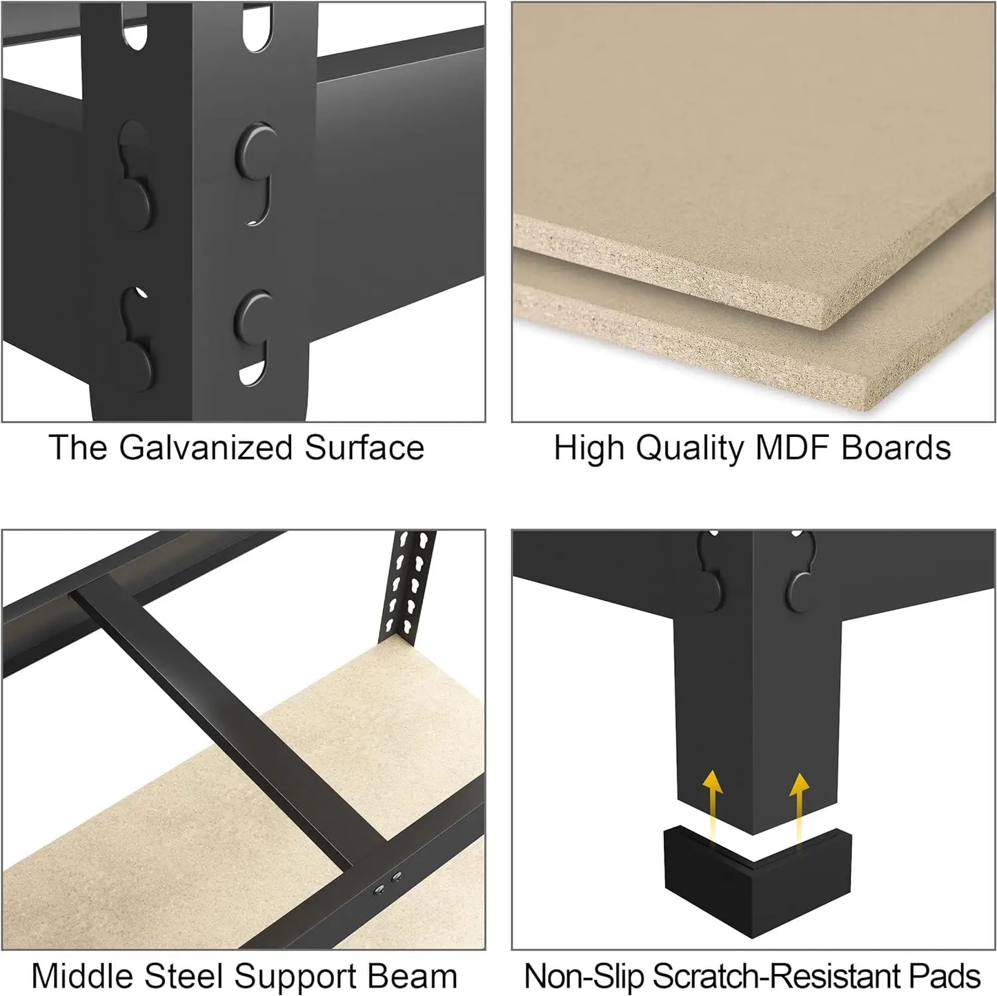 5 Tier Adjustable Garage Storage Shelving