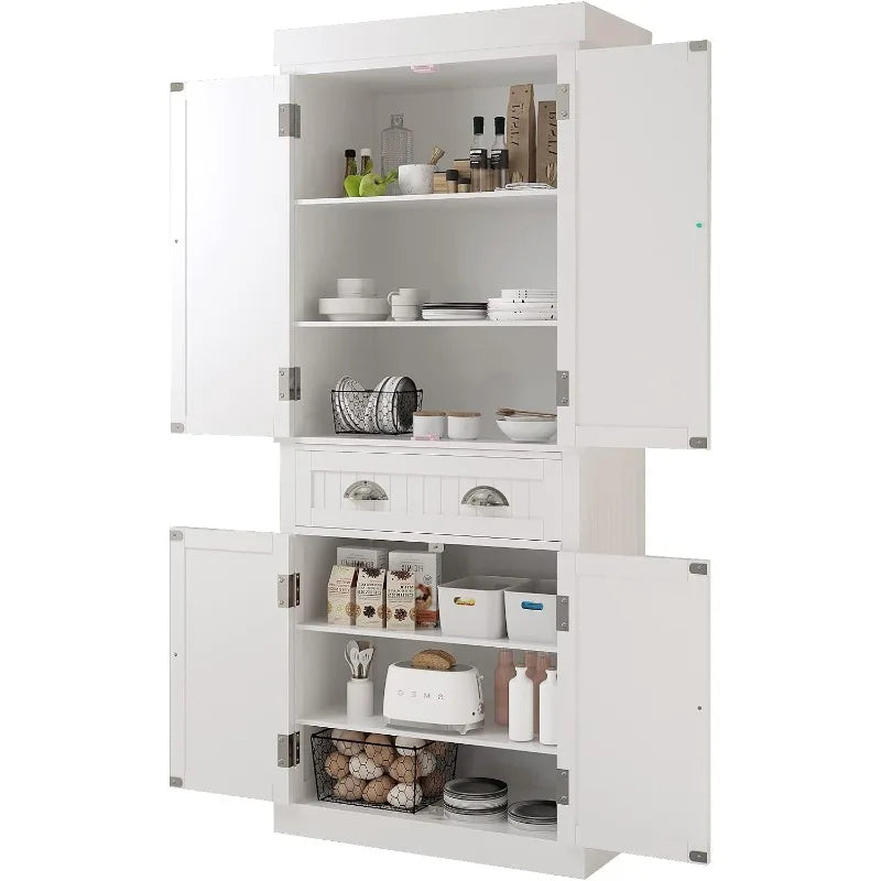 Kitchen Pantry Storage Cabinet With Doors