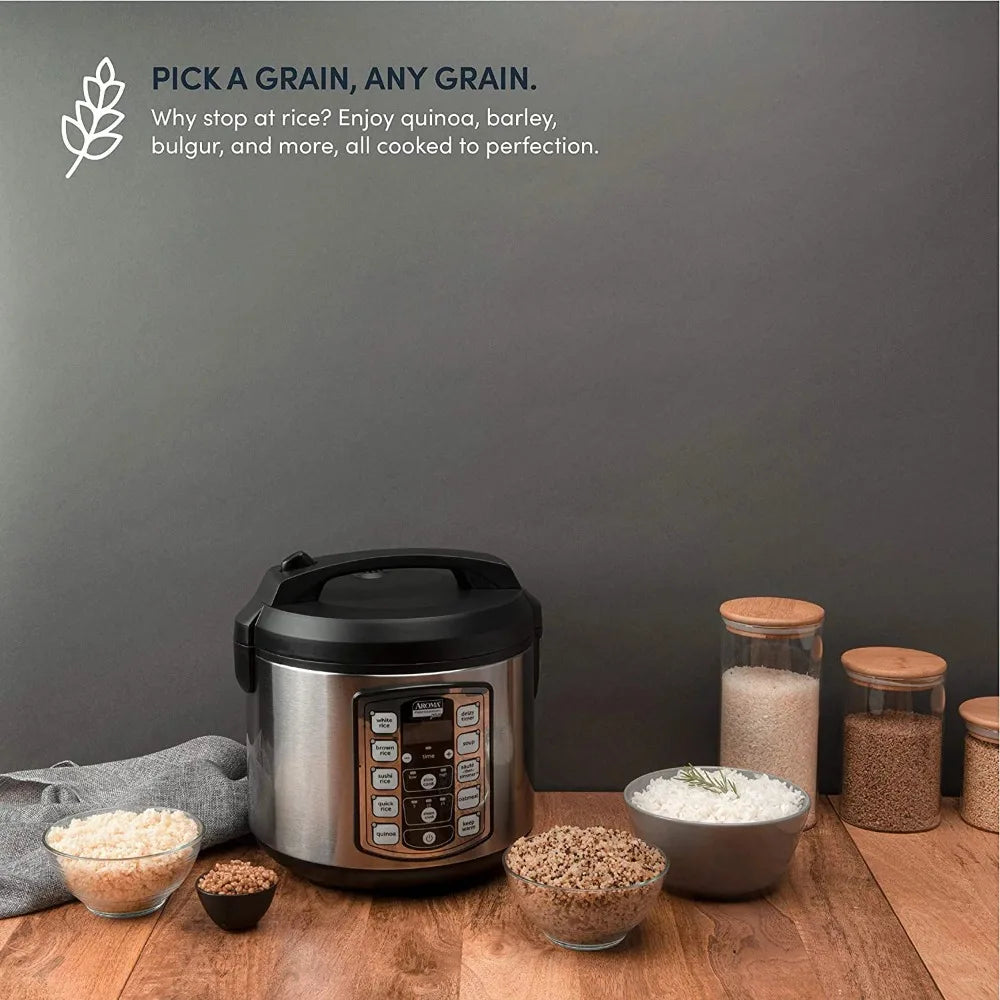 Digital Rice & Grain Multicooker, Food Steamer