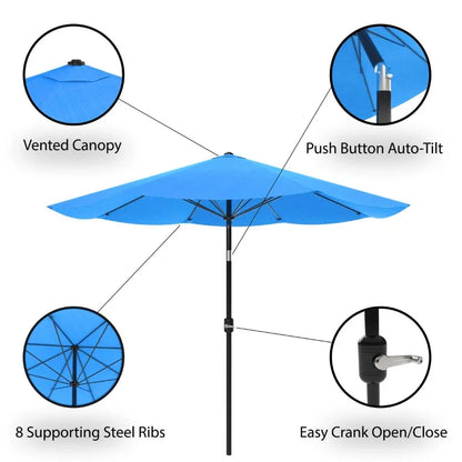 Auto Tilt Patio Umbrella