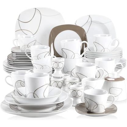 50-Piece Dinnerware Set