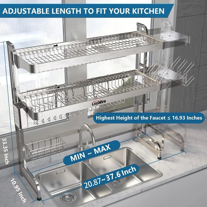 Over Sink Dish Drying Rack