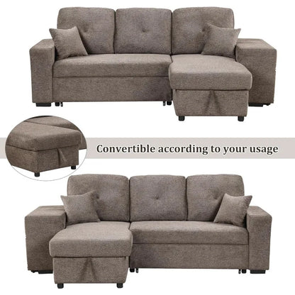 L-Shaped 3-Seaters Corner Sectional Sofa