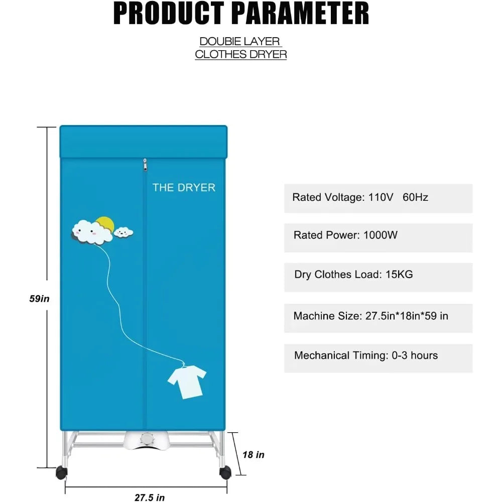 Electric Clothes Dryer Machine