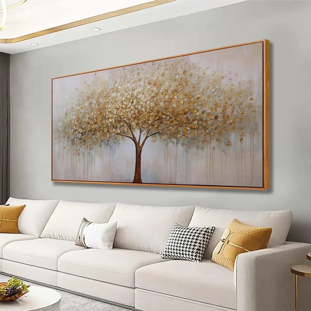 Wall Art Painting Decorative Paintings Golden Tree