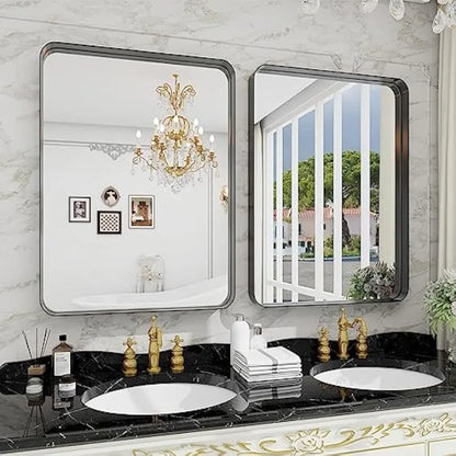 Deep Frame Bathroom Mirror