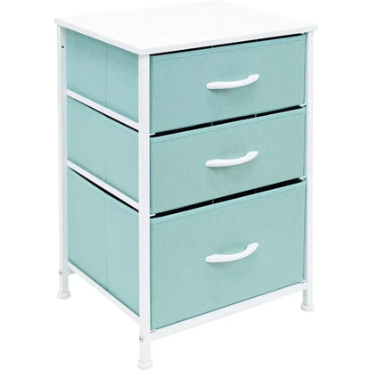 Nightstand Storage Organizer With 3 Drawers