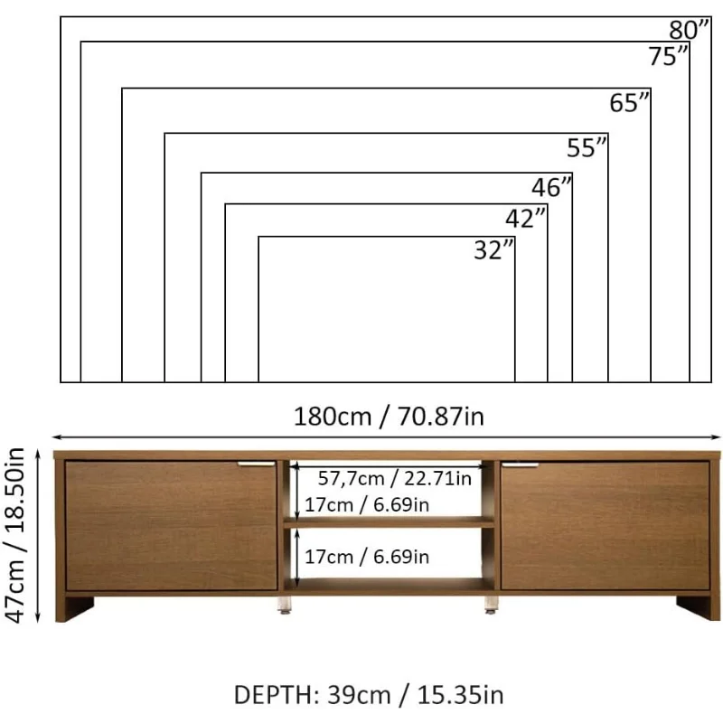 71" TV Stand