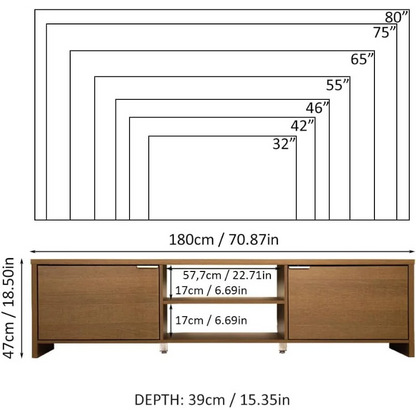 71" TV Stand