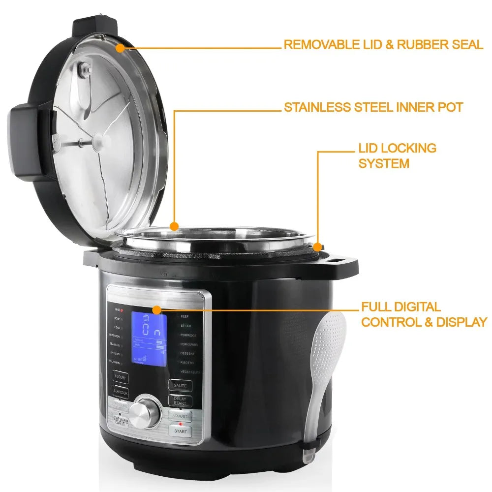 Stainless Steel Electric Digital Pressure Cooker