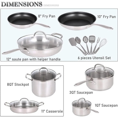 Stainless Steel Cookware Set