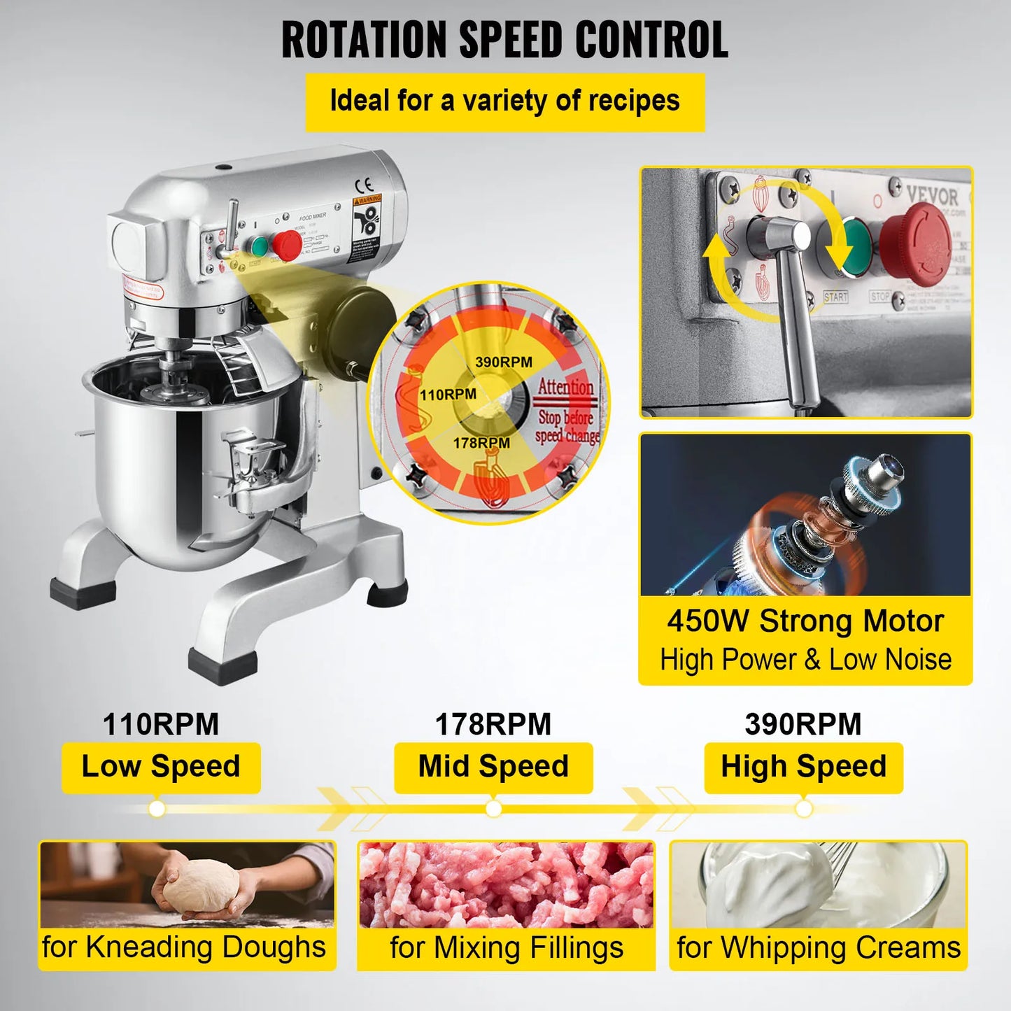 Stainless Steel Commercial Dough Machine