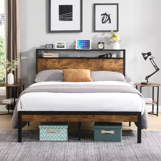 King/Queen/Full Metal Platform Bed Frame