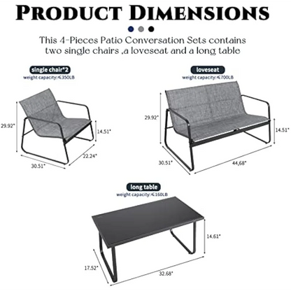 Patio Chairs With Table Outdoor