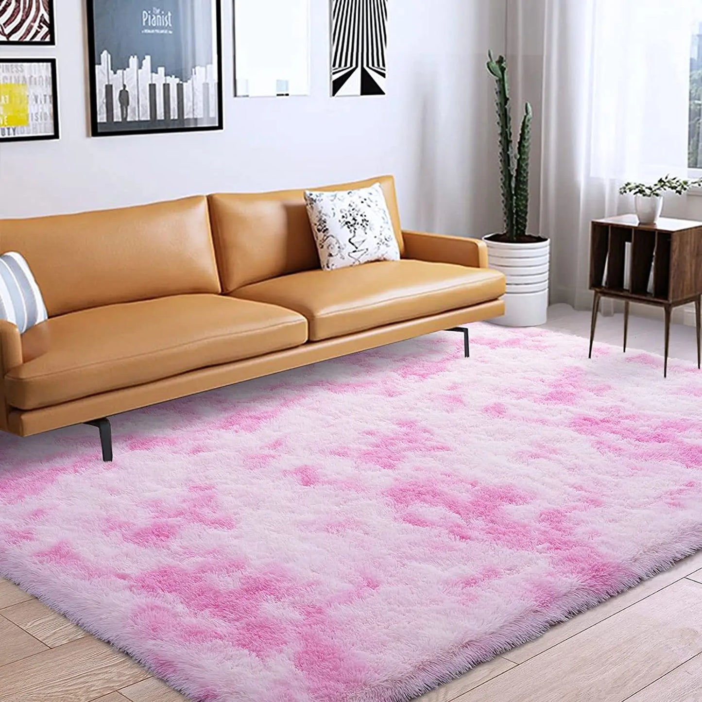 Large Area Rug Fluffy Warm Winter Carpets