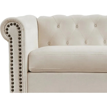 Upholstered Sofa Couch With Deep Seats