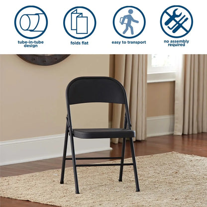 4-Piece Steel Folding Chair