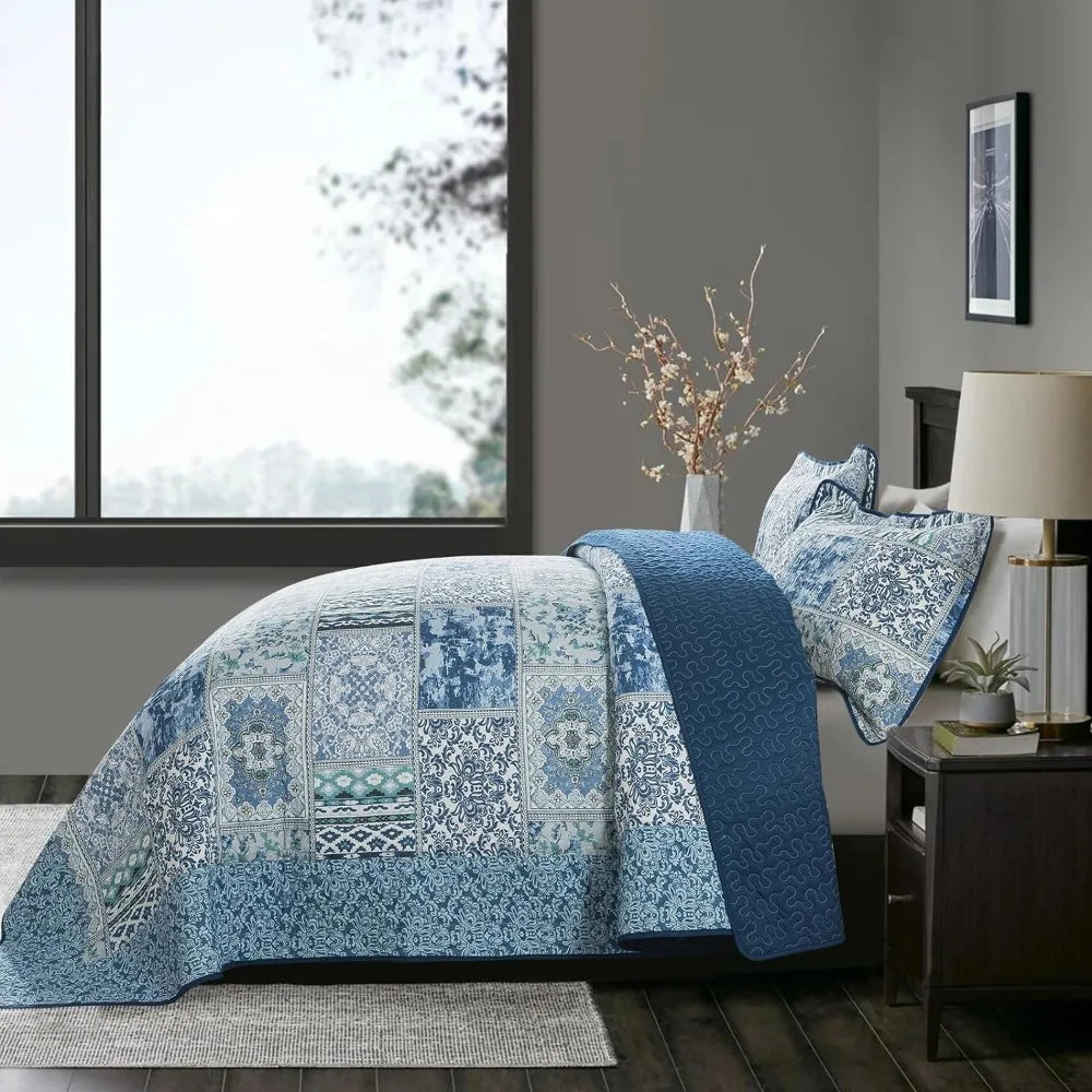 Cotton Bedspread Duvet Cover Set