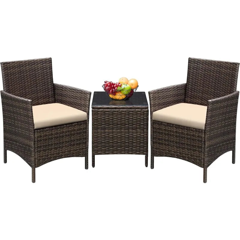 3 Pieces Patio Furniture