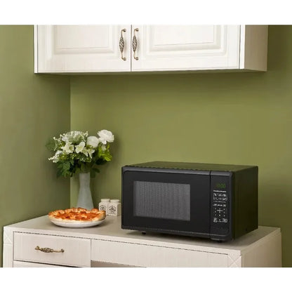 Black Microwave Oven