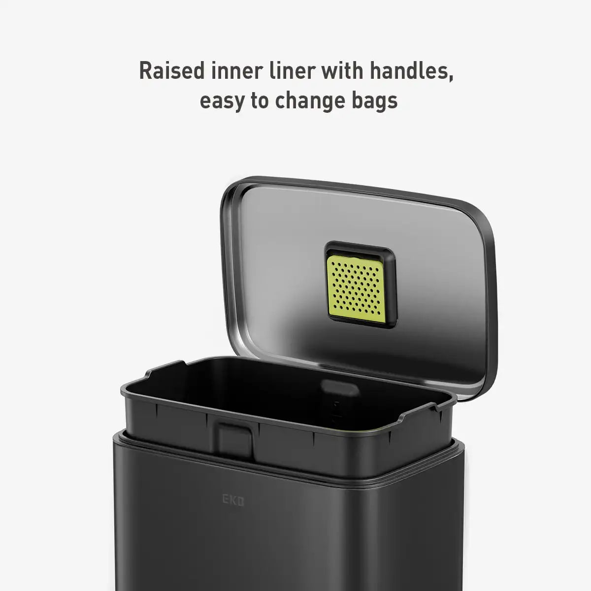 Stainless Steel Fingerprint Resistant Kitchen Trash Can