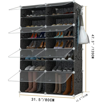 48 Pair Shoe Storage Cabinet