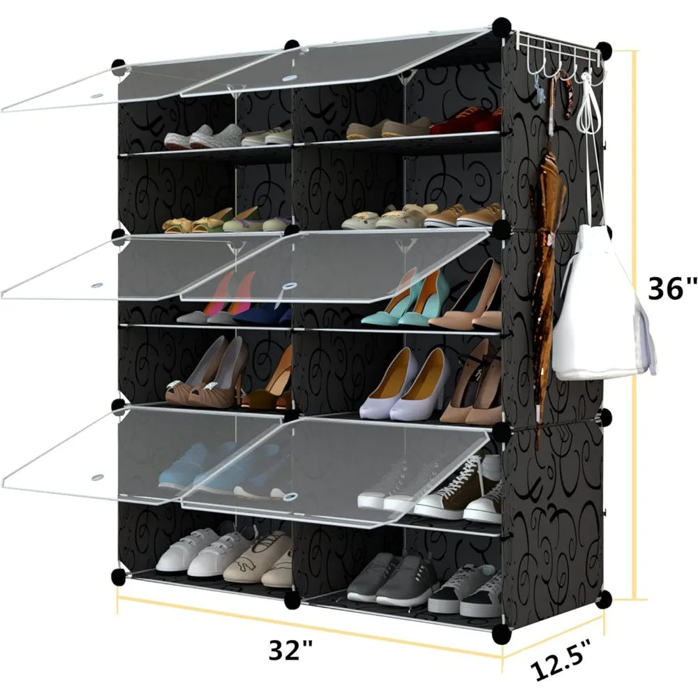 48 Pair Shoe Storage Cabinet