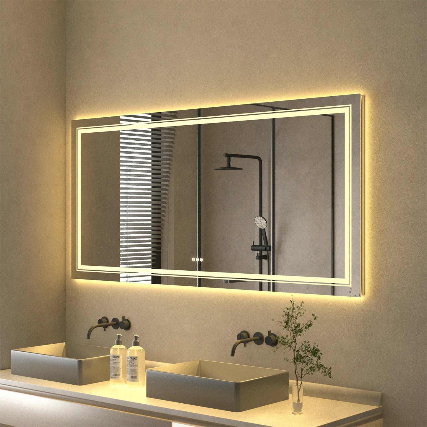 Extra Large Rectangle Bathroom Mirror