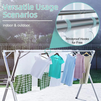 Heavy Duty Stainless Steel Laundry Drying Rack