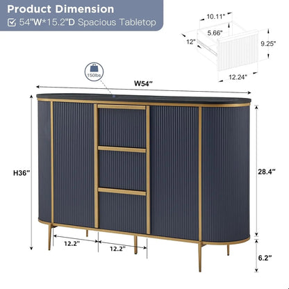 Modern Luxury Sideboard Buffet Cabinet With Storage