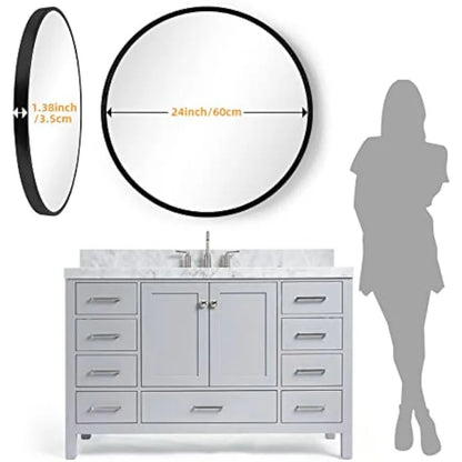 Wall Mounted Circle Mirror