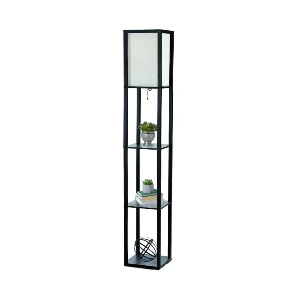 Floor Lamp Etagere Organizer Storage Shelf