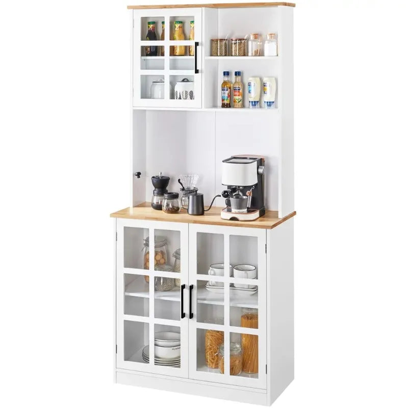 Kitchen Pantry Storage With 3 Cabinets