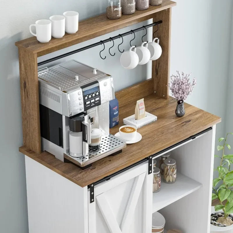 Farmhouse Coffee Bar Cabinet