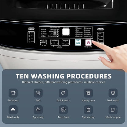 15.6lbs Small Portable Washer