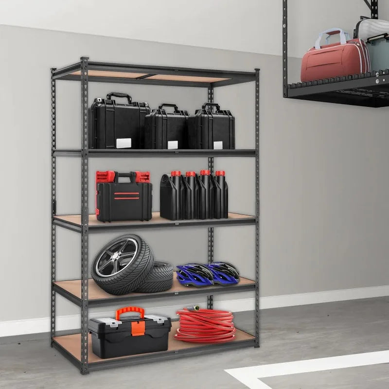 Storage Shelving Unit 5-Tier Adjustable