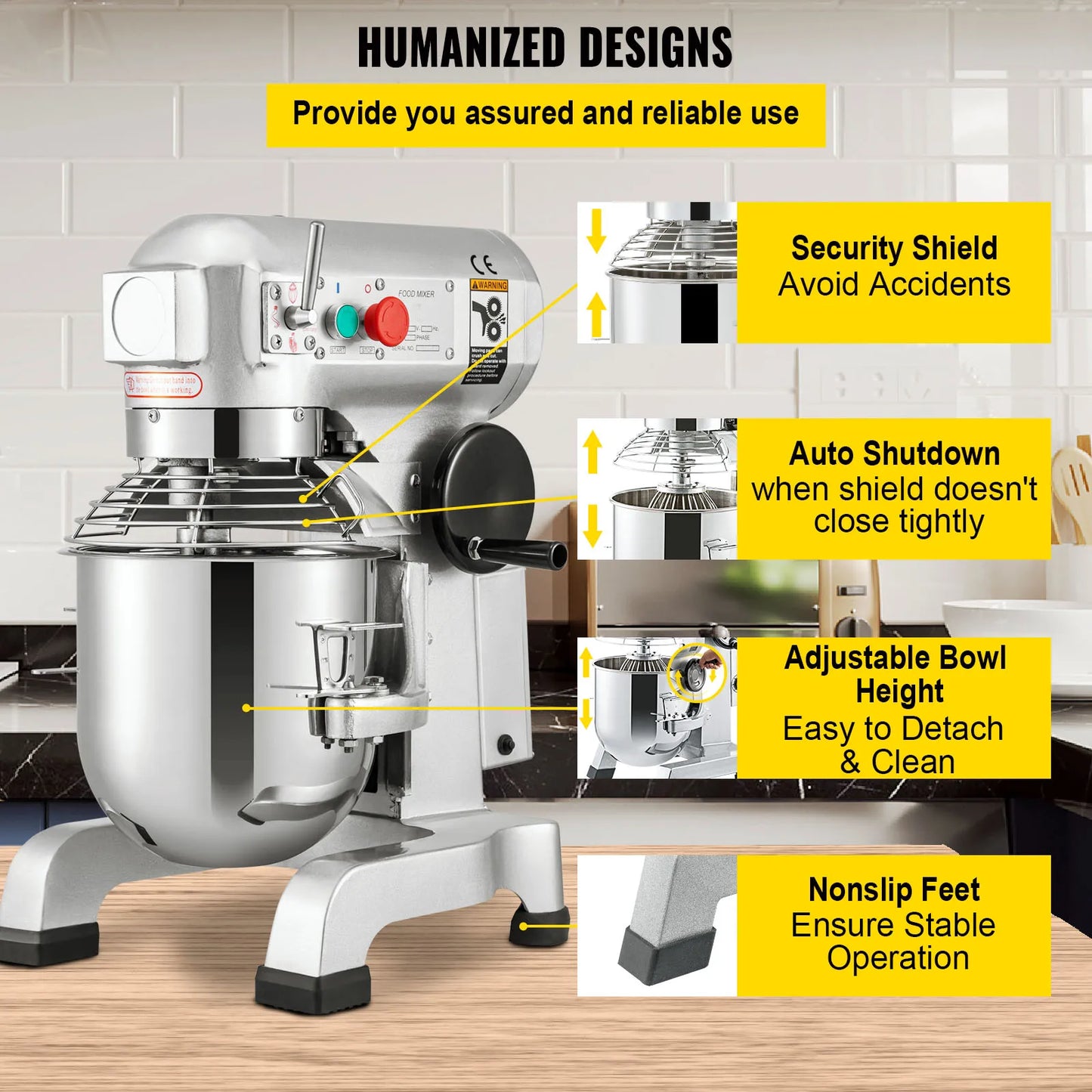 Stainless Steel Commercial Dough Machine