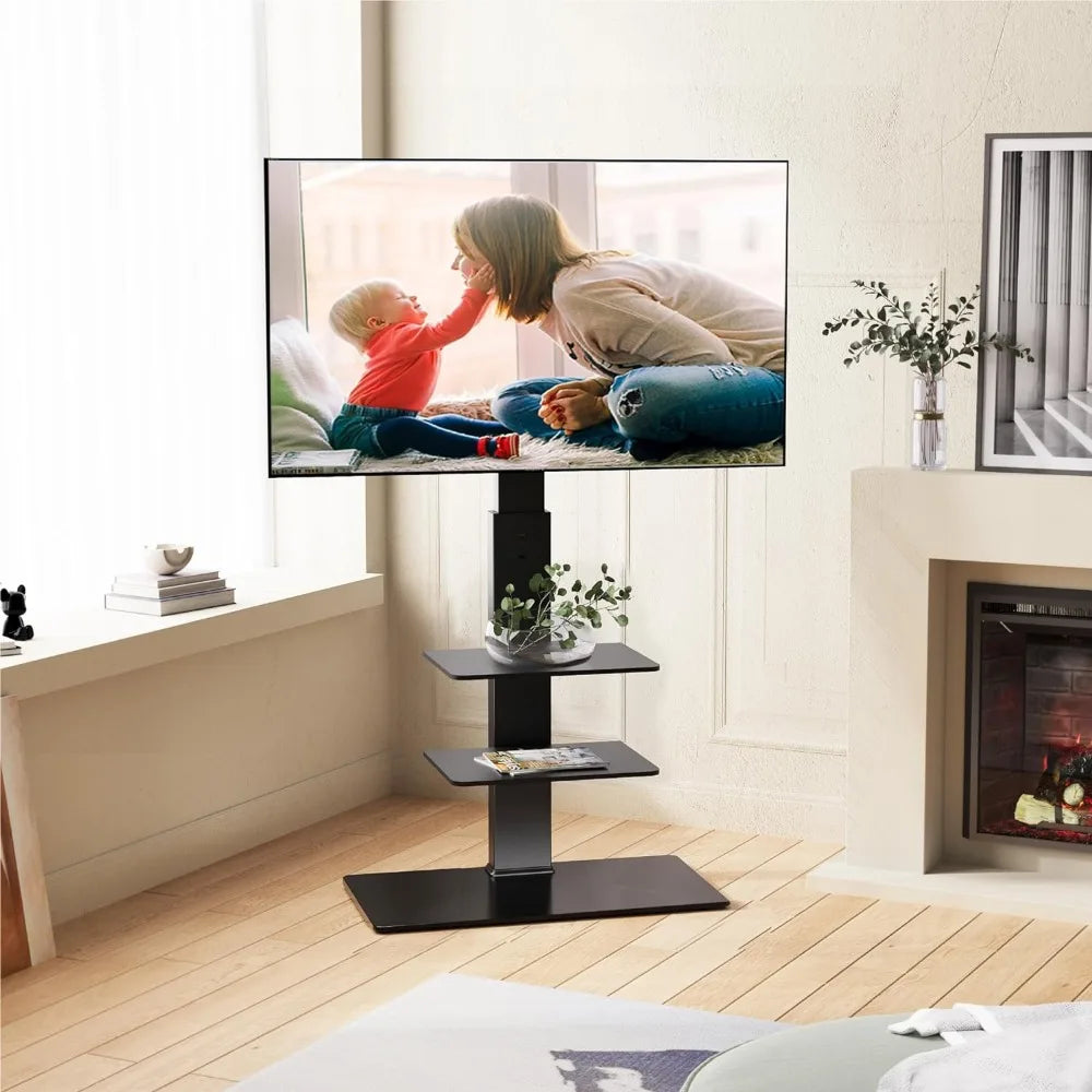 Swivel Floor TV Stand With Mount