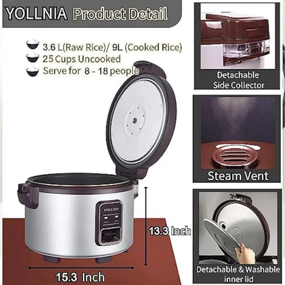 Commercial Rice Cooker & Food Warmer