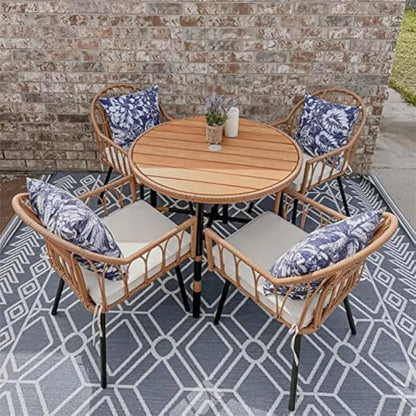 Outdoor Patio Dining Table Chair Set