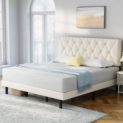 Adjustable Headboard Queen Bed Frame