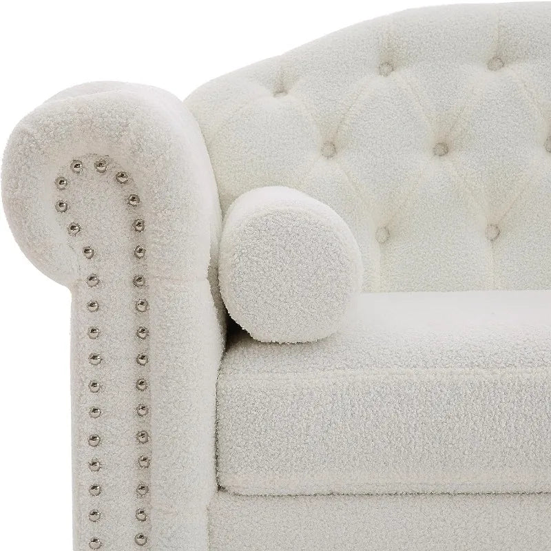 Upholstered Sofa Couch With Deep Seats