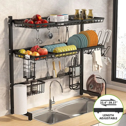 Over The Sink Dish Drying Rack