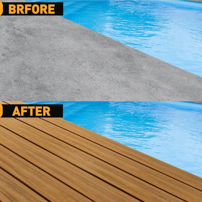 Wood Composite Interlocking Floor Deck Tiles