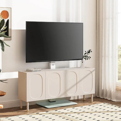 Swivel Floor TV Stand With Mount