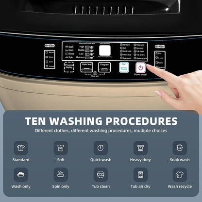 15.6lbs Small Portable Washer