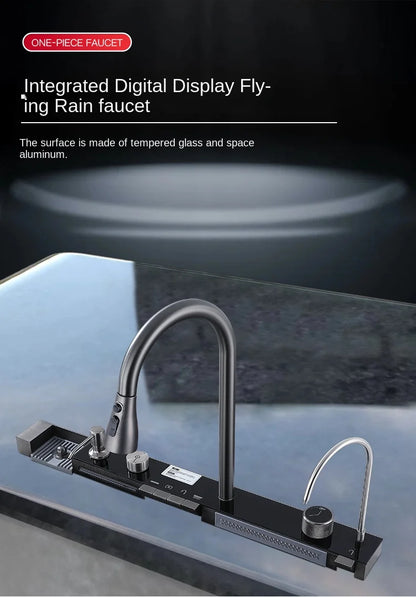 Stainless Steel Waterfall Kitchen Sink