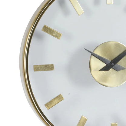 14" Gold Aluminum Wall Clock